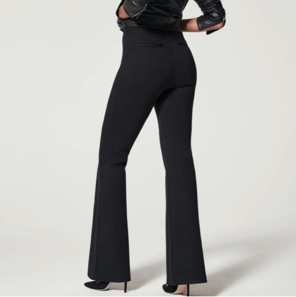 Spanx The Perfect Pant Hi Rise Flare Black size M - Picture 4 of 10